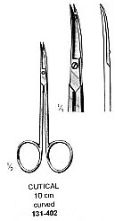 Cutical Scissor, Curved
